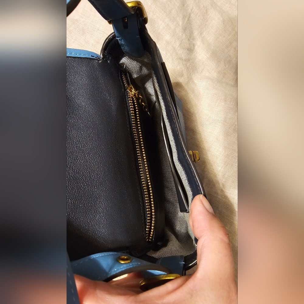 Coach Rambler 16 Varsity Stripe Limited Edition Leather Crossbody Bag NWOT - Picture 9 of 16